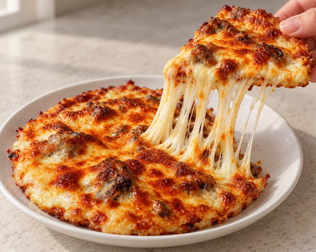 Stretch it: On pizza toast, straight from the air fryer.