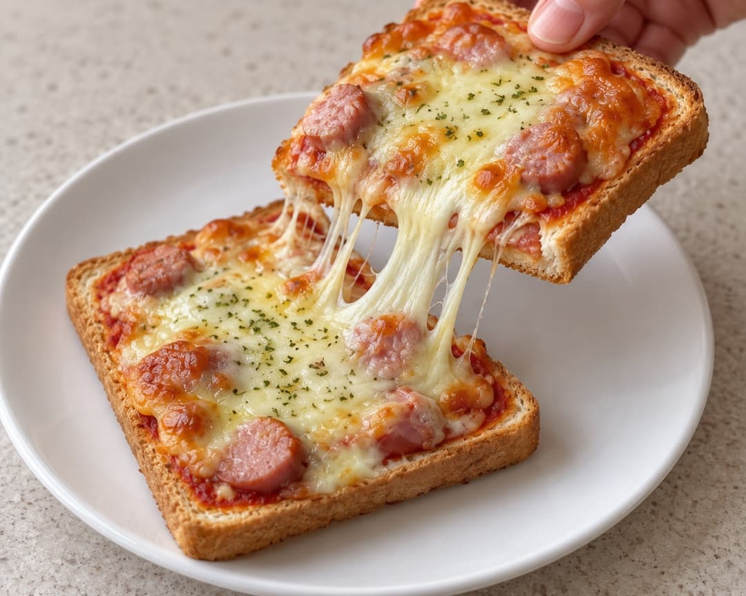 Snack it: On bread when there is no dough in the house.