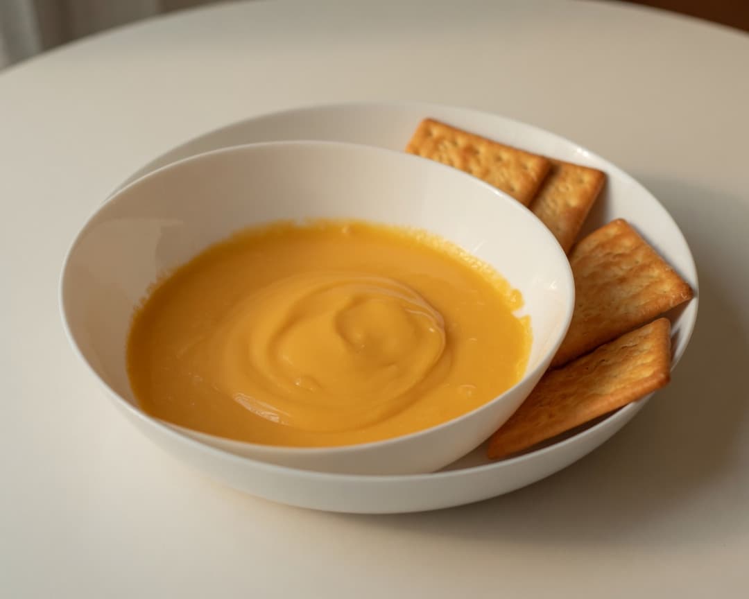 15-Second Smoky Cheese Dip with Crackers made with Perfect Italiano Perfect Melt