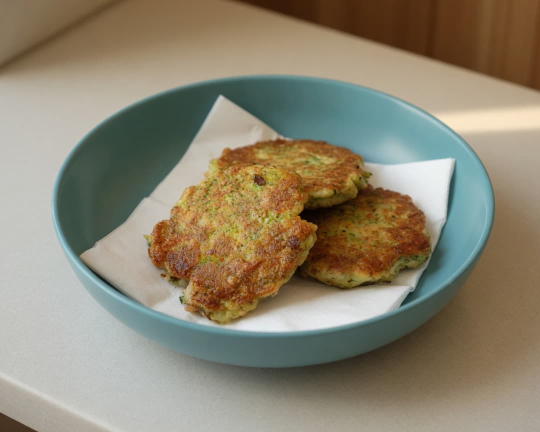 Cheesy Veggie Fritters made with Perfect Italiano Mozzarella