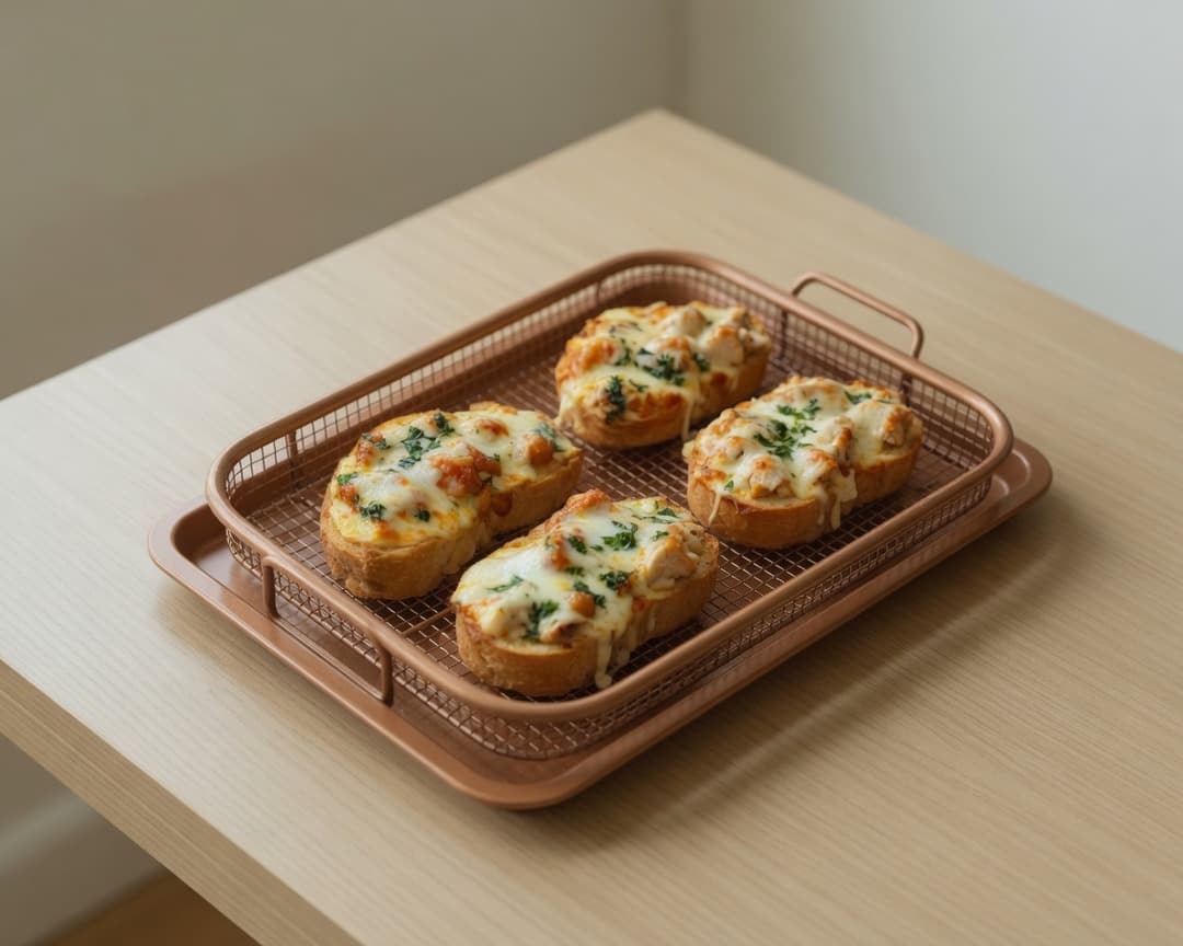 Chicken Alfredo Toast made with Perfect Italiano Parmesan, by dapursyu on TikTok