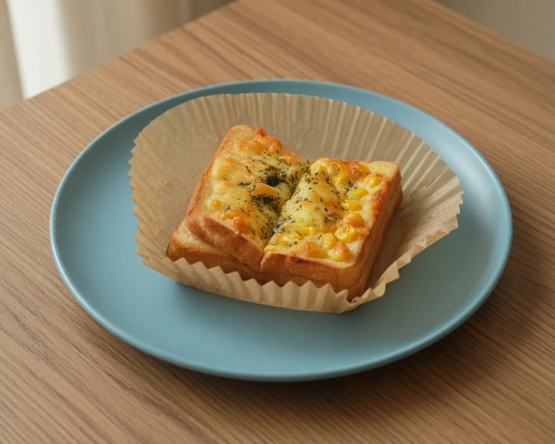 Creamy Corn Cheese Toast made with Perfect Italiano Perfect Melt