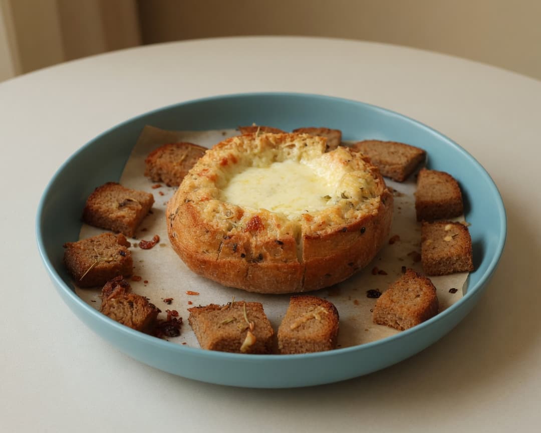 Garlic Butter Mozzarella Sourdough made with Perfect Italiano Mozzarella